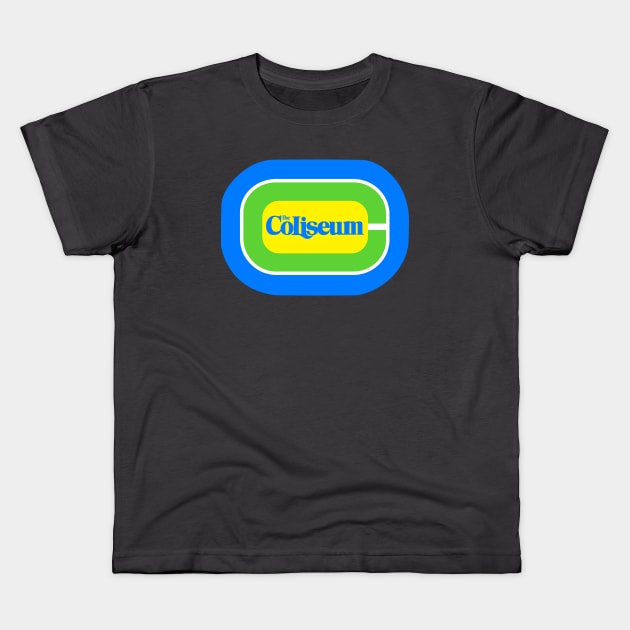 Richfield Coliseum Cleveland Kids T-Shirt by carcinojen